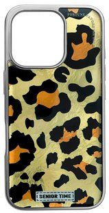 TPU чохол Leopard Case для iPhone 16 Pro / gold 202108 фото