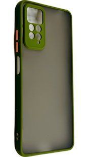 TPU чехол накладка Matte Color Case для Xiaomi Redmi Note 11 Pro светло-зеленый 092059 фото