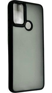 TPU чехол Matte Color для Motorola E20/ Motorola E30 черный 86029 фото