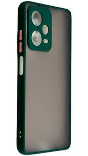 TPU чехол накладка Matte Color Case для Xiaomi Redmi Note 12 Pro 5G темно-зеленый 092009 фото