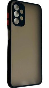 TPU чехол накладка Matte Color Case для Samsung Galaxy A23 черный 092559 фото