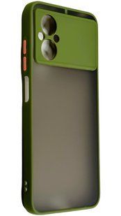 TPU чохол накладка Matte Color Case для Poco M4 5G світло-зелений 092659 фото