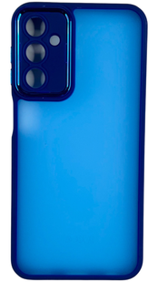 TPU чохол Luxury Metal Lens на Samsung Galaxy A24 синій 088448 фото