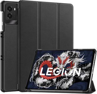 Кожаный чехол книжка Crazy Horse для Lenovo Legion Y700 (2025) (8.8") / черный 099751 фото