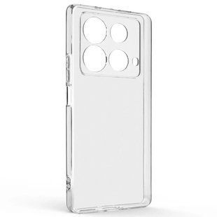 Ультратонкий силиконовый чехол для Infinix Note 40 Pro Plus / прозрачный 099532 фото