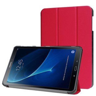 Кожаный чехол книжка Crazy Horse на планшет Samsung Galaxy Tab A 10.1 (T580/585) / красный 099384 фото