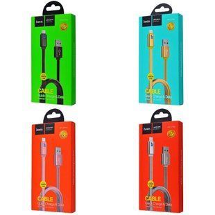 USB-кабель Hoco UPL12 Plus Jelly Braided Micro USB Cable (1.2m) (4 кольори) 80610 фото