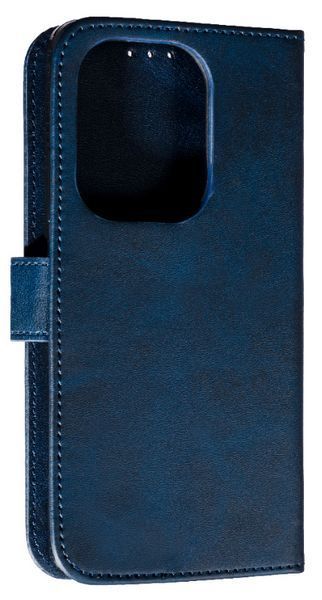 Кожаный чехол книжка Business Book на Xiaomi Redmi Note 13 Pro (4G) / dark blue 200748 фото