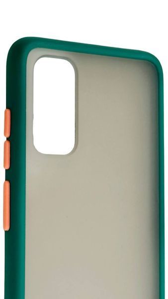 TPU чохол накладка Matte Color Case для Samsung Galaxy S20 темно-зелений 092209 фото