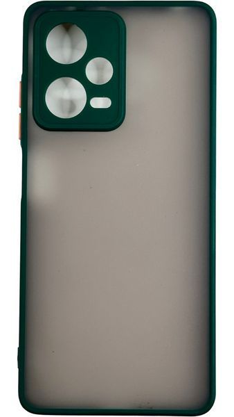 TPU чохол накладка Matte Color Case для Xiaomi Redmi Note 12 Pro 5G темно-зелений 092009 фото