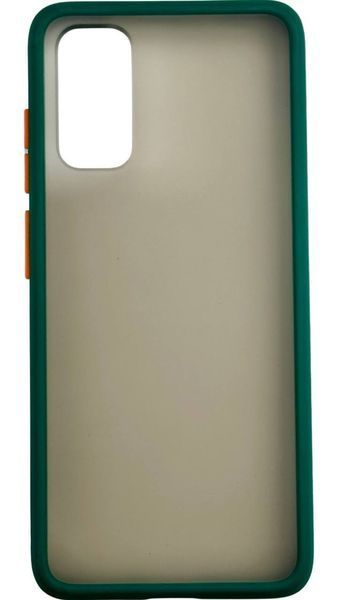 TPU чохол накладка Matte Color Case для Samsung Galaxy S20 темно-зелений 092209 фото