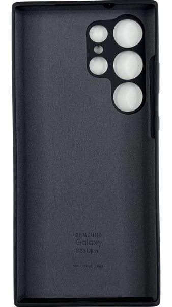 Чохол Soft touch на Samsung Galaxy S23 Ultra / чорний 087729 фото