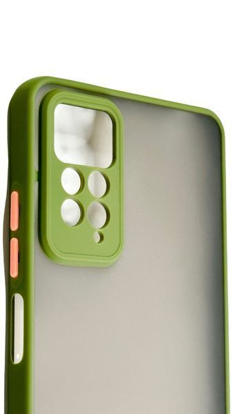 TPU чохол накладка Matte Color Case для Xiaomi Redmi Note 11 Pro світло-зелений 092059 фото