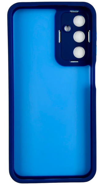TPU чохол Luxury Metal Lens на Samsung Galaxy A24 синій 088448 фото