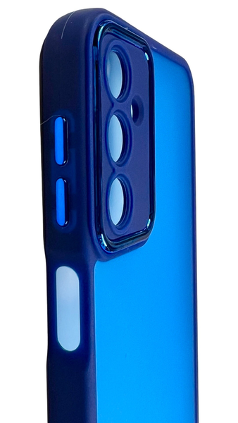 TPU чохол Luxury Metal Lens на Samsung Galaxy A24 синій 088448 фото