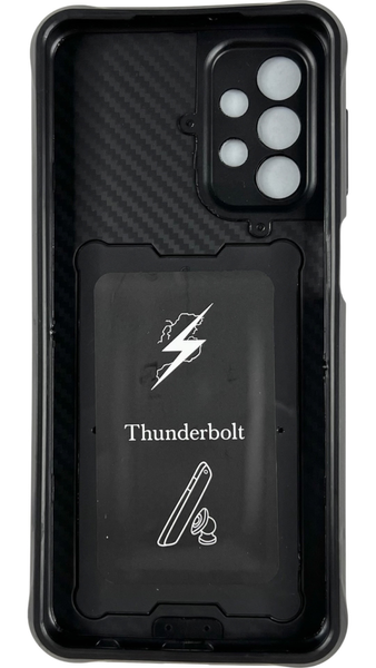 PC + TPU чохол Armor Camshield для Samsung Galaxy A23 (на самсунг а23) чорний 085937 фото