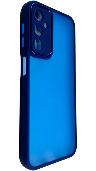 TPU чохол Luxury Metal Lens на Samsung Galaxy A24 синій 088448 фото