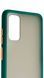 TPU чохол накладка Matte Color Case для Samsung Galaxy S20 темно-зелений 092209 фото 2