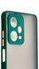 TPU чохол накладка Matte Color Case для Xiaomi Redmi Note 12 Pro 5G темно-зелений 092009 фото 3