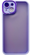 TPU чохол Luxury Metal Lens на iPhone 14 Pro Max (на айфон 14 про макс) фіолетовий 086423 фото 1