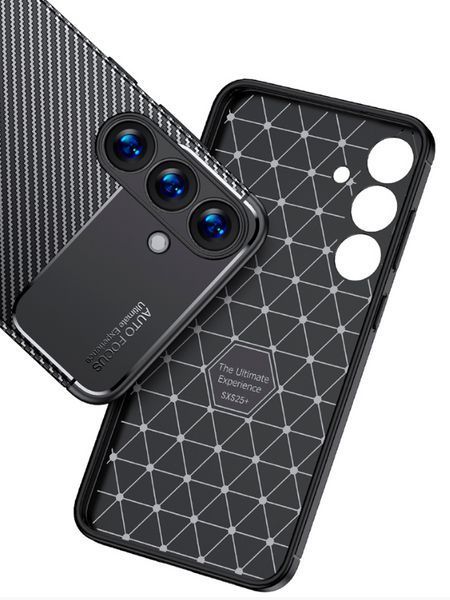 TPU чехол накладка Autofocus для Samsung Galaxy S25 Plus / черный 202134 фото