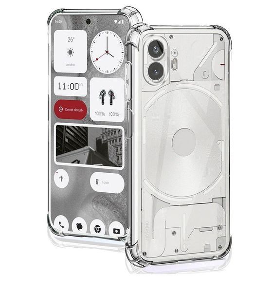 Чохол накладка WXD на Nothing Phone 2 / прозорий 090851 фото