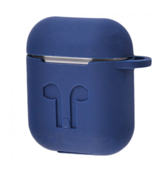 Силіконовий чохол з карабіном для AirPods (на аирподс) 015691 фото