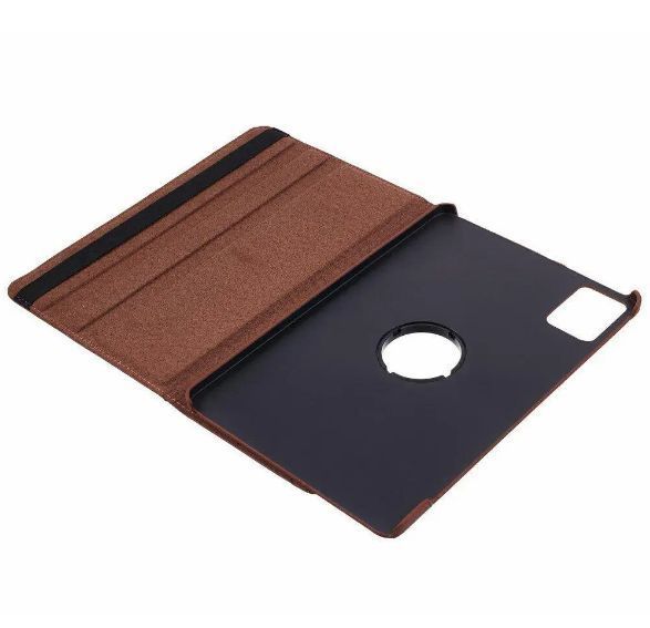 Шкіряний чохол книжка 360 на планшет Lenovo Tab K11 2024 (11") / коричневий 200963 фото