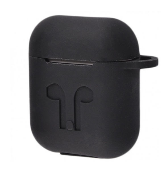 Силіконовий чохол з карабіном для AirPods (на аирподс) 015691 фото