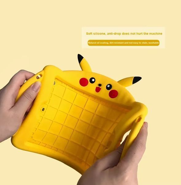 Чехол Pikachu Case на планшет iPad Air 11 (2024) 11" / желтый (з ремінцем) 099321 фото