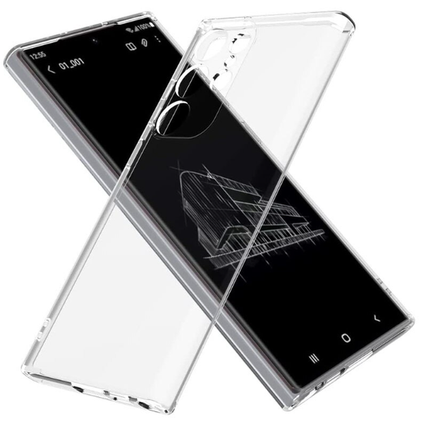 Ультратонкий чохол для Samsung Galaxy S23 Ultra (на самсунг із23 ультра) прозорий 087931 фото