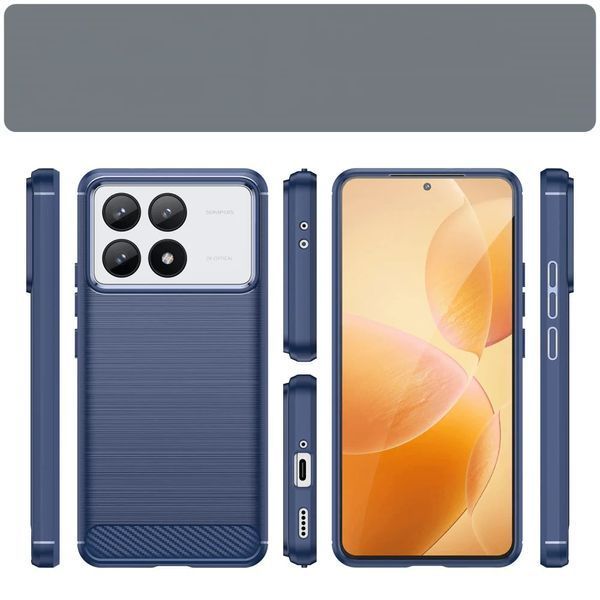 TPU чохол накладка Urban для F6 Pro / синій 097345 фото