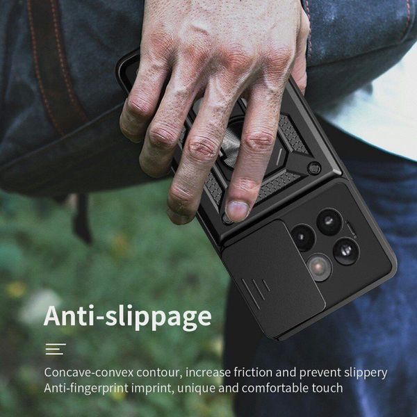 PC + TPU чехол Camshield Armor для OnePlus Ace 5 Pro / серебристый 099854 фото