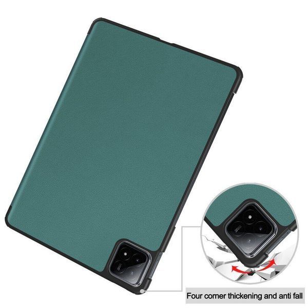 Чохол книжка Crazy Horse на Xiaomi Pad 6S Pro (12.4") / баклажановий 096575 фото