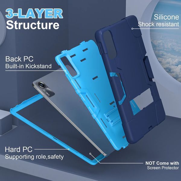 Чохол Strong Case Tablet на Xiaomi Redmi Pad SE 11" / синій + зелений 097835 фото
