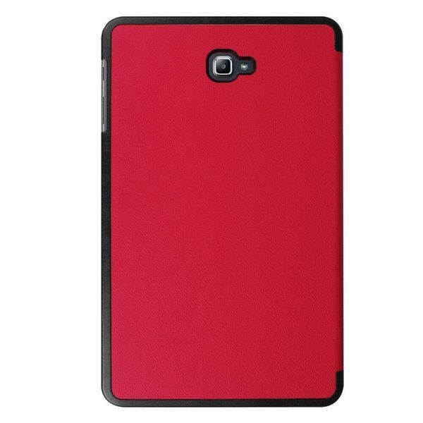 Кожаный чехол книжка Crazy Horse на планшет Samsung Galaxy Tab A 10.1 (T580/585) / красный 099384 фото