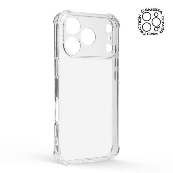 Противоударный чехол WXD для Apple iPhone 17 Pro / прозрачный (защита камеры) 100457 фото