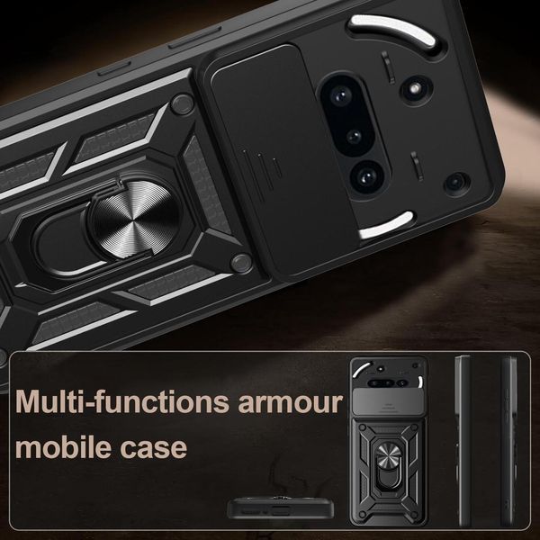PC + TPU чехол Camshield Armor для Nothing Phone (3a) / синий 099785 фото