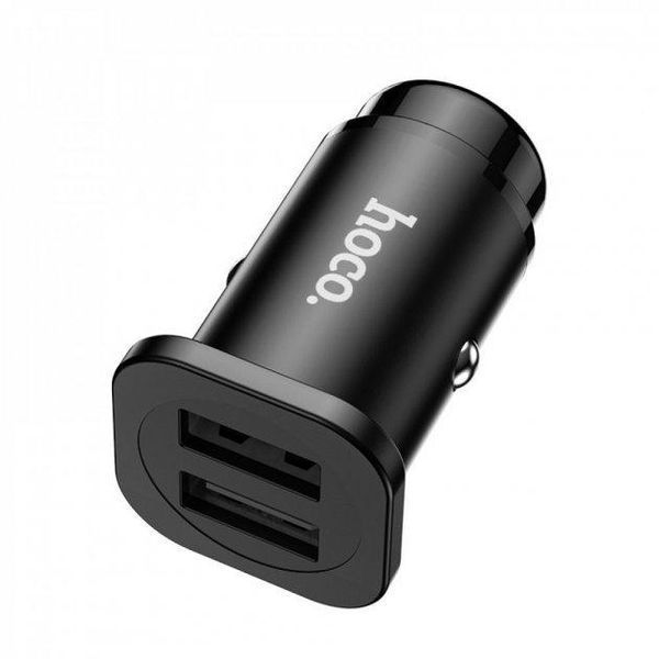 АЗУ Hoco NZ4 Wise road 2USB 2.4A (24W QC3.0) черный 86929 фото