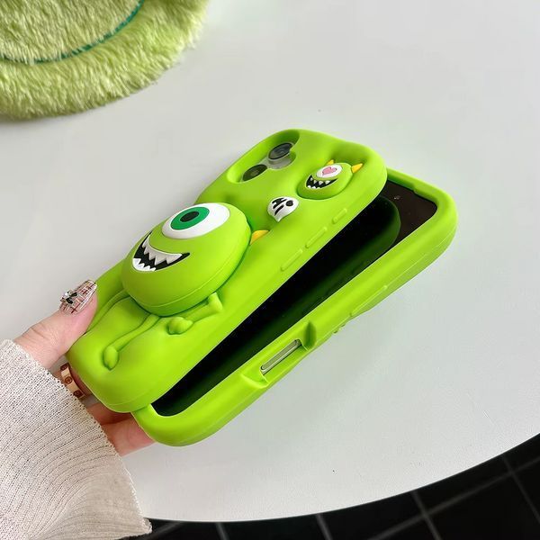 Резиновый 3D чехол для iPhone 14 Pro / Mike Wazowski 098671 фото