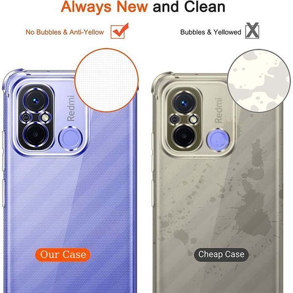 Протиударний чохол WXD для Xiaomi Redmi 12C / прозорий 090002 фото
