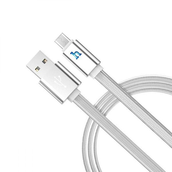 USB кабель Hoco UPL12 Plus Jelly Braided Micro USB Cable (1.2m) (4 цвета) 80610 фото