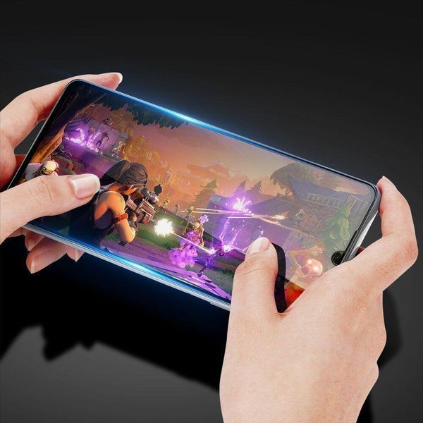 Захисне скло на Xiaomi Redmi 13C / чорне 094356 фото