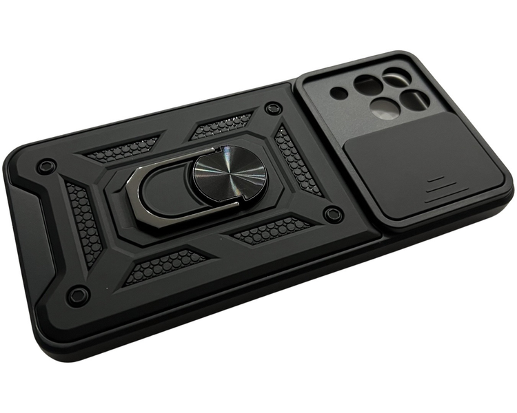 PC + TPU чохол Camshield armor для Samsung Galaxy M33 (5G) / чорний 086180 фото