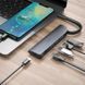 HUB переходник Hoco HB13 EasyLink (Type-C to USB3.0*3+HDMI+PD) 80572 фото 2