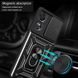 PC + TPU чохол Camshield armor для Oppo A78 (4G) / сріблястий 092109 фото 4