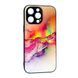 TPU чехол Marble Ultraviolet для iPhone 14 Pro Red 088648 фото 1