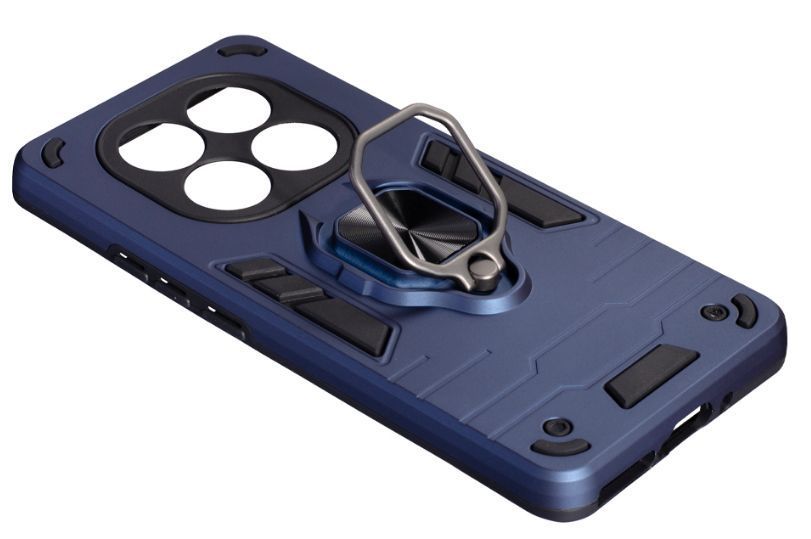 PC + TPU чехол New Transformer для Xiaomi Redmi Note 14 Pro (4G) / синий 203423 фото