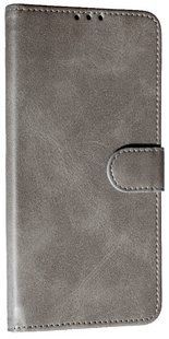 Шкіряний чохол-книжка Business Book на Xiaomi Redmi Note 13 (5G) / сірий 095942 фото