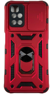 PC + TPU чохол Camshield armor для Xiaomi Redmi 10 / червоний 085938 фото